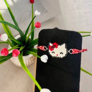 Χειροποίητο μαρτάκια Hello Kitty (2)