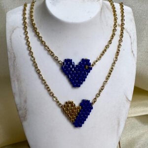 kolie me xantres miyuki kardia blue royal KL0216.