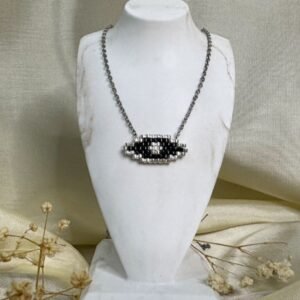 ΚΟΛΙΕ ΜΑΤΙ (Black - Silver)-MT1700