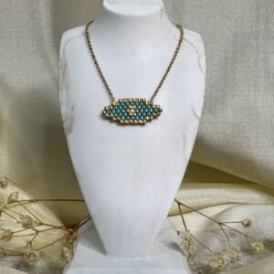 ΚΟΛΙΕ ΜΑΤΙ (Sky Blue - Gold)-MT1702