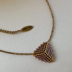 kolie me xantres miyuki trigono gold beige TR1250 2271.