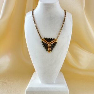kolie me xantres miyuki trigono gold xaki TR1250 657