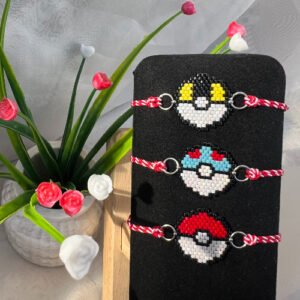 Χειροποίητα μαρτάκια Pokeball